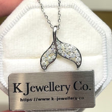 Load the video into the gallery viewer and play, Moissanite Mermaid Necklace Moissanite Mermaid Necklace

