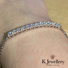Load image into gallery viewer Moissanite Bracelet 1.3ct moissanite diamond bracelet
