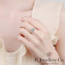 Load image into gallery viewer Moissanite Heart Shape Star Ring
