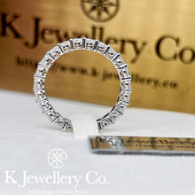 將圖片載入圖庫檢視器 Moissanite Full Stars Ring 莫桑石滿圈星光戒指
