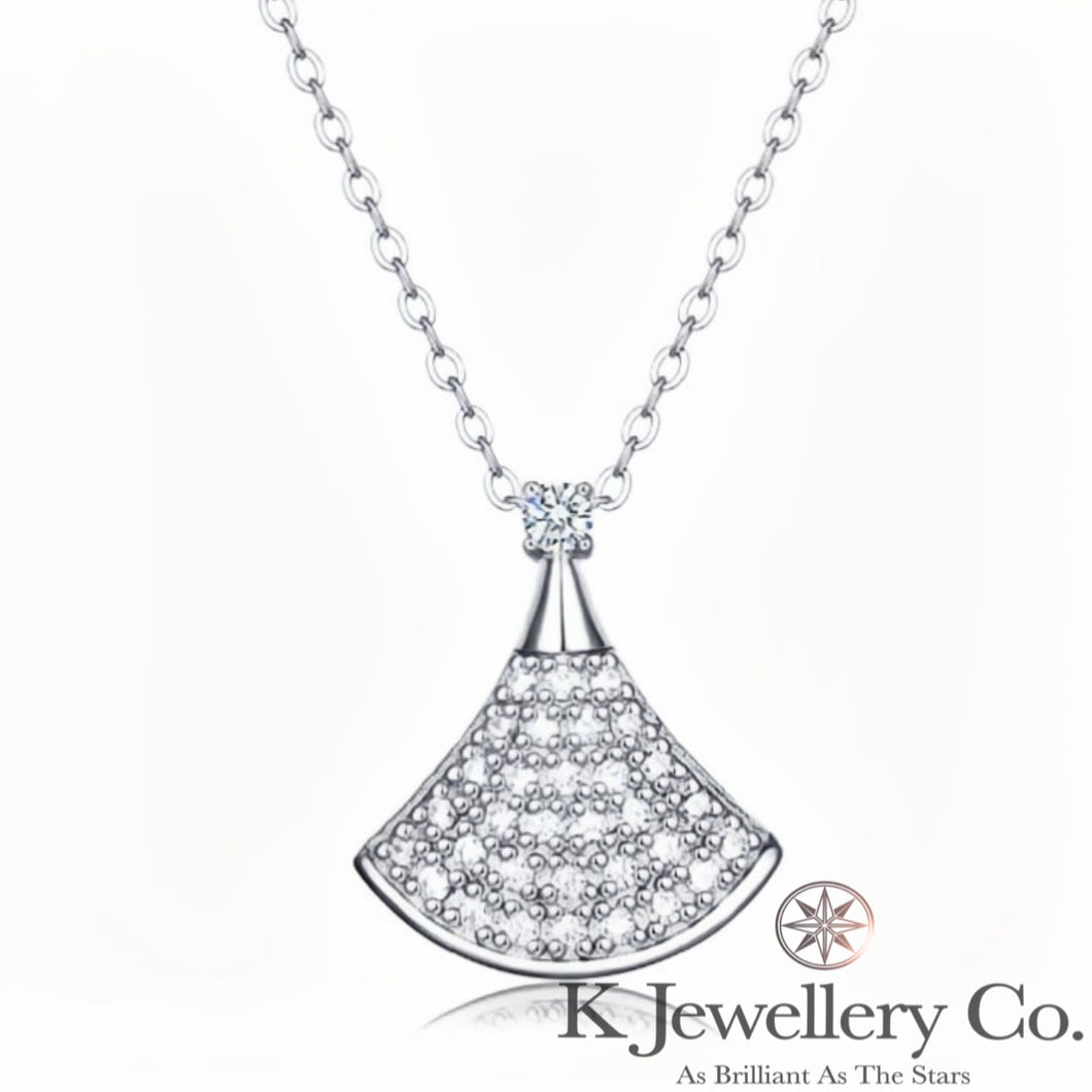 Moissanite Diva Necklace Moissanite skirt necklace