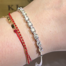 Load the video into the gallery viewer and play, Moissanite Eternity Stars Bracelet Moissanite Eternity Stars Bracelet
