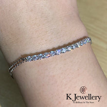 將圖片載入圖庫檢視器 Moissanite Bracelet 1.3ct 莫桑石排鑽手鏈
