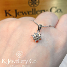 Load image into gallery viewer Moissanite Star Necklace Moissanite eight-pointed star necklace
