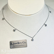 Load image into gallery viewer Moissanite Stars 0.5ct Necklace Moissanite Stars 50 Points Necklace
