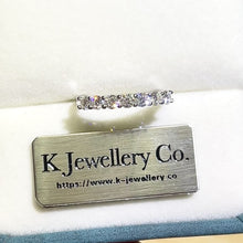 Load the video into the gallery viewer and play, Moissanite Stacking Ring Moissanite seven-star row ring
