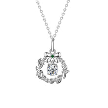 Load image into gallery viewer Moissanite Wreath Necklace Moissanite Wreath Necklace
