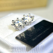 將圖片載入圖庫檢視器 Moissanite Snow Earrings莫桑鑽雪花耳環
