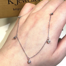 Load the video into the gallery viewer and play, Moissanite Stars 0.5ct Necklace Moissanite Stars 50 Points Necklace
