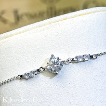Load image into gallery viewer Moissanite Meteor Wishing Bracelet Moissanite Meteor Wishing Bracelet

