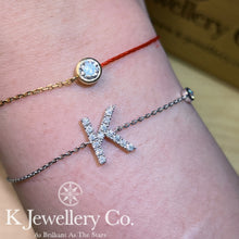 Load image into gallery viewer Moissanite Customized Name Necklace/Bracelet customized version of full moissanite name/letter necklace bracelet
