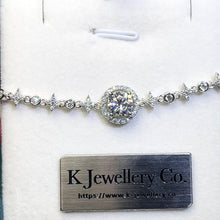 將影片載入圖庫檢視器並播放，Moissanite Star Light Bracelet 莫桑石星芒手鏈
