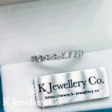 將圖片載入圖庫檢視器 Moissanite Full Stars Ring 莫桑石滿圈星光戒指

