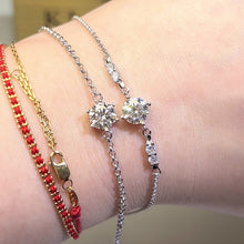 Load the video into the gallery viewer and play, Moissanite Meteor Wishing Bracelet Moissanite Meteor Wishing Bracelet
