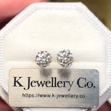 Load image into gallery viewer Moissanite Snow Earrings
