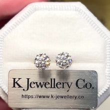 Load the video into the gallery viewer and play, Moissanite Snow Earrings

