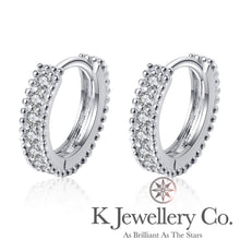 Load image into gallery viewer Moissanite Round Earrings Moissanite earrings
