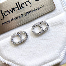 Load image into gallery viewer Moissanite CD Earrings
