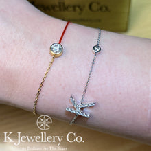 Load image into gallery viewer Moissanite Customized Name Necklace/Bracelet customized version of full moissanite name/letter necklace bracelet

