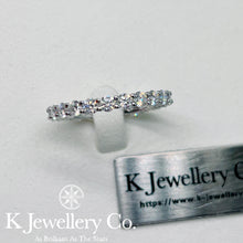 將圖片載入圖庫檢視器 Moissanite Full Stars Ring 莫桑石滿圈星光戒指
