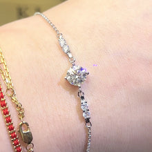 將影片載入圖庫檢視器並播放，Moissanite Meteor Wishing Bracelet 莫桑石流星願手鏈
