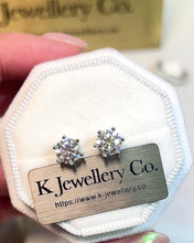 Load the video into the gallery viewer and play, Moissanite Classis Six Claws Earrings Moissanite Classic Six Claw Earrings
