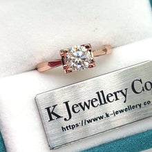 將影片載入圖庫檢視器並播放，Moissanite Horns Ring 莫桑石經典牛角戒指
