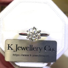 Load the video into the gallery viewer and play, Moissanite Six Claws Classic Ring
