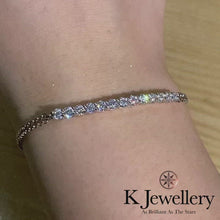 Load the video into the gallery viewer and play, Moissanite Bracelet 1.3ct moissanite diamond bracelet
