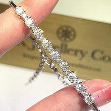 Load the video into the gallery viewer and play, Moissanite Eternity Stars Bracelet Moissanite Eternity Stars Bracelet
