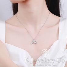 Load image into gallery viewer Moissanite Mermaid Necklace Moissanite Mermaid Necklace
