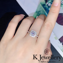 Load image into gallery viewer Moissanite Belle Ring Moissanite Belle pavé ring
