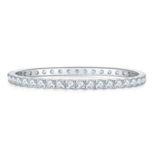 Load image into gallery viewer Moissanite 12ct Full Paved Bangle full circle moissanite 12 card bracelet
