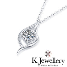 Load image into gallery viewer Moissanite Full Moon Necklace Moissanite Full Moon Necklace

