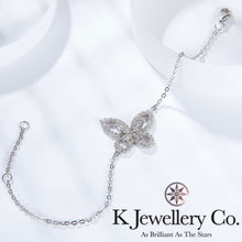 Load image into gallery viewer Moissanite Butterfly Bracelet Moissanite Phantom Butterfly Bracelet
