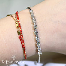 Load image into gallery viewer Moissanite Eternity Stars Bracelet Moissanite Eternity Stars Bracelet
