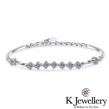Load image into gallery viewer Moissanite Star River Bracelet Moissanite Star River Bracelet
