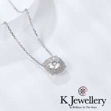 Load image into gallery viewer Moissanite Belle Necklace Moissanite Belle pavé necklace
