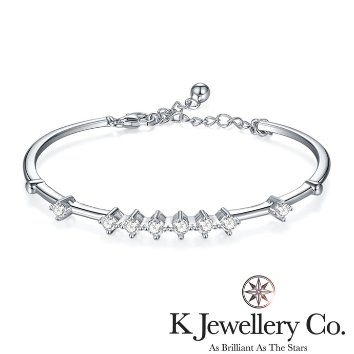 Moissanite Star River Bangle 莫桑石星河手鐲