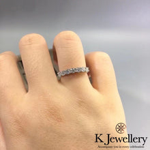 將圖片載入圖庫檢視器 Moissanite Stacking Ring莫桑鑽七星排戒
