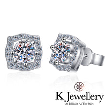 將圖片載入圖庫檢視器 Moissanite Belle  Ear Studs莫桑石 Belle 耳釘
