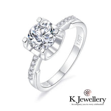 Load image into gallery viewer Moissanite Horns Ring Moissanite horn small diamond waist ring
