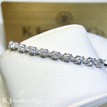 Load image into gallery viewer Moissanite Eternity Stars Bracelet Moissanite Eternity Stars Bracelet
