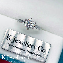 將圖片載入圖庫檢視器 Moissanite Vine Ring 莫桑石蔓藤戒指
