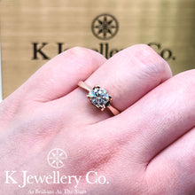 將圖片載入圖庫檢視器 Moissanite Horns Ring 莫桑石經典牛角戒指
