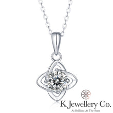 Load image into gallery viewer Moissanite Lucky Clover Necklace Moissanite Lucky Clover Necklace
