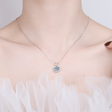 Load image into gallery viewer Moissanite Snowflake Necklace Moissanite Snowflake Necklace
