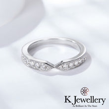 將圖片載入圖庫檢視器 Moissanite Couple Ring 莫桑石情侶對戒
