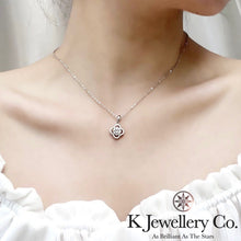 將圖片載入圖庫檢視器 Moissanite Lucky Four Leaf Clover Necklace 莫桑石幸運四葉草頸鏈
