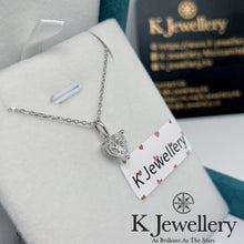 Load image into gallery viewer Moissanite Heart Shape Necklace Moissanite heart-shaped diamond necklace
